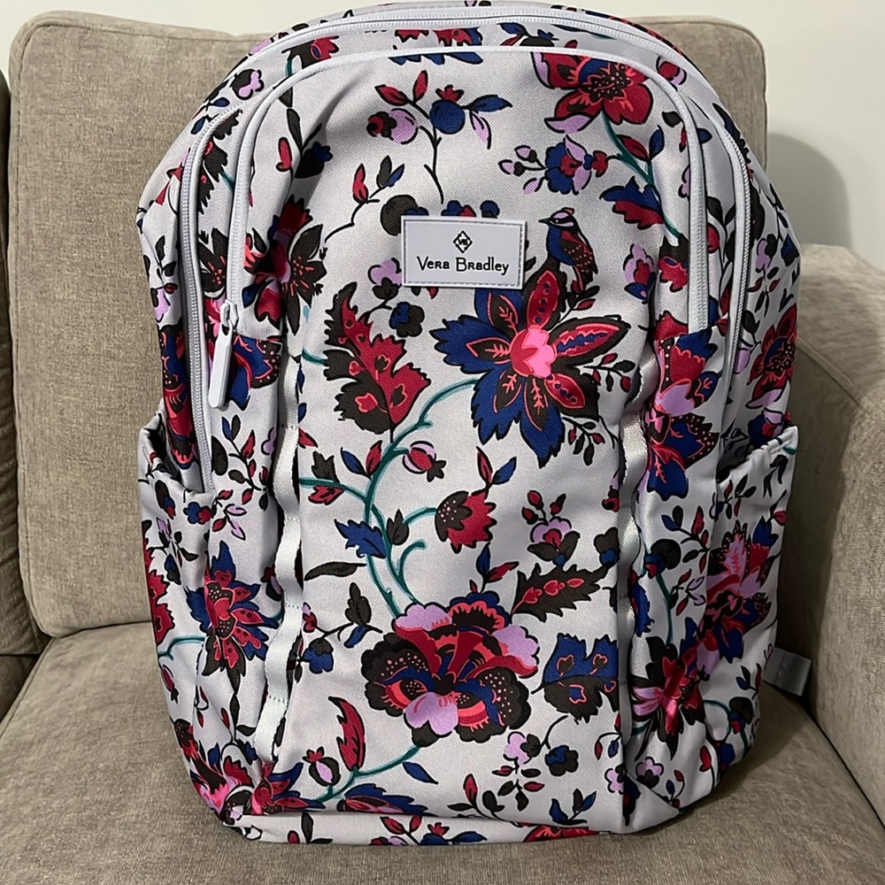 Vera Bradley Sporty Large Backpack in Vineyard Floral NWOT